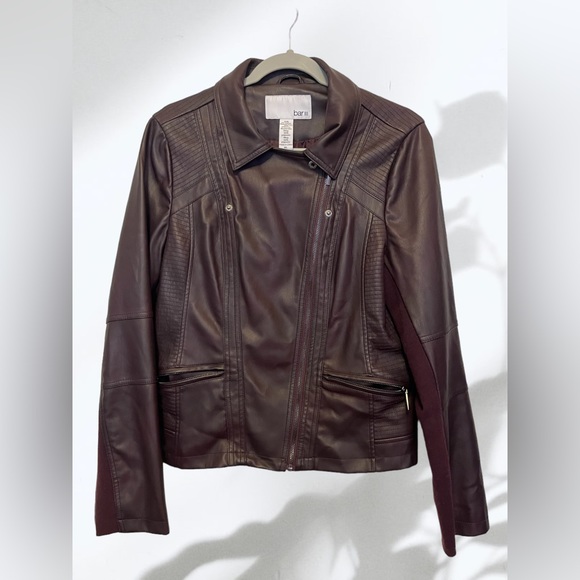 BAR III ‘non-leather’ Deep Purple Jacket - Picture 4 of 7